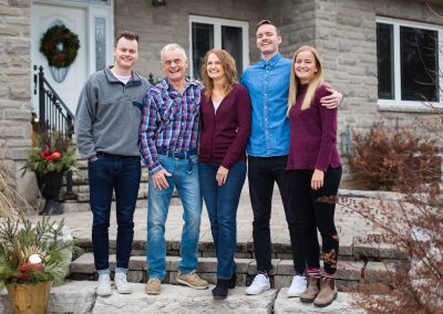 Family portrait photos in Beeton, Ontario by Frank Myrland Photography
