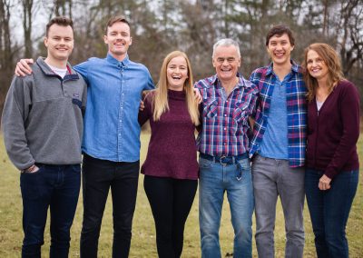 Family portrait photos in Beeton, Ontario by Frank Myrland Photography