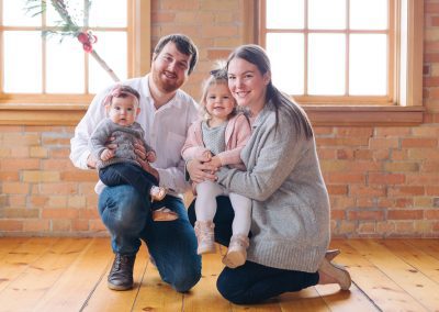 Family portrait photos at the Gibson Centre in Alliston, Ontario by Frank Myrland Photography