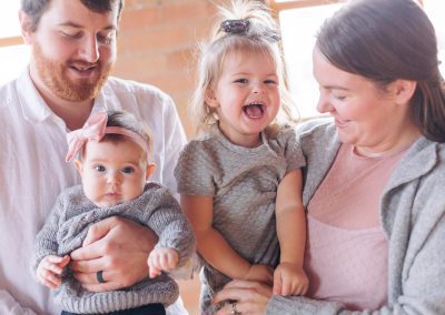 Family portrait photos at the Gibson Centre in Alliston, Ontario by Frank Myrland Photography