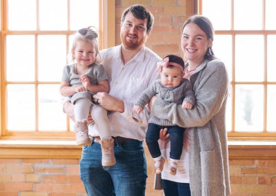 Family portrait photos at the Gibson Centre in Alliston, Ontario by Frank Myrland Photography