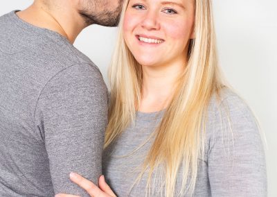 Orangeville family portrait photography by Frank Myrland of a married couple in a studio setting