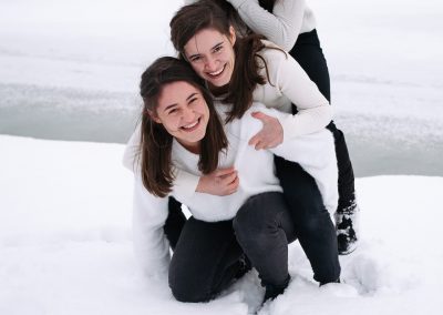 Winter Family Portrait Photo Session in Orangeville by Frank Myrland Photography