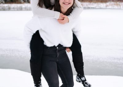 Winter Family Portrait Photo Session in Orangeville by Frank Myrland Photography