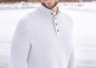 Winter Family Portrait Photo Session in Orangeville by Frank Myrland Photography