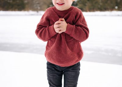 Winter Family Portrait Photo Session in Orangeville by Frank Myrland Photography