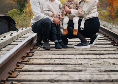 Orangeville family portrait photography with a small family by Frank Myrland Photography