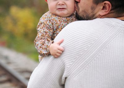Orangeville family portrait photography with a small family by Frank Myrland Photography