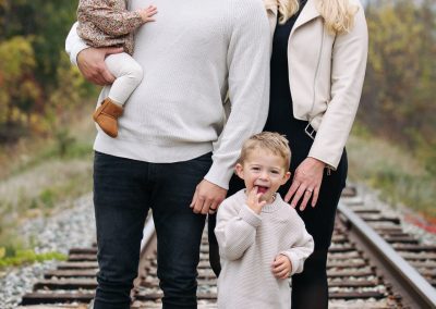 Orangeville family portrait photography with a small family by Frank Myrland Photography