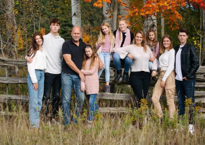 Autumn Family Photoshoot in Orangeville by Frank Myrland Photography