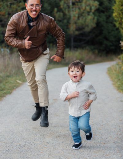 Orangeville Island Lake Autumn Family Portrait Session with Frank Myrland Photography
