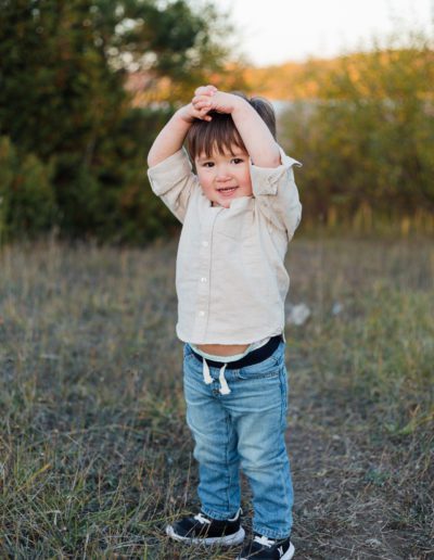 Orangeville Island Lake Autumn Family Portrait Session with Frank Myrland Photography