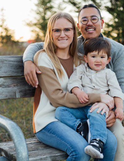 Orangeville Island Lake Autumn Family Portrait Session with Frank Myrland Photography