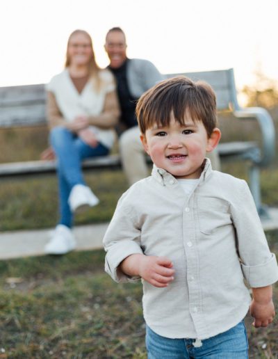 Orangeville Island Lake Autumn Family Portrait Session with Frank Myrland Photography