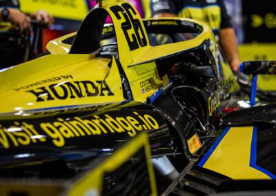 Colton Herta's Car at the Honda Indy Toronto 2023 — Photo by Frank Myrland Photography — action, sports, car
