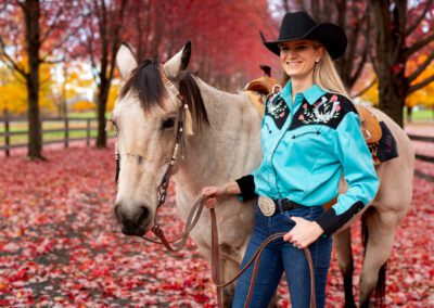 Orangeville Autumn Horseback Portraits by Frank Myrland Photography
