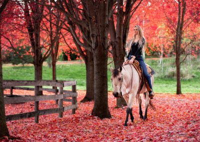 Orangeville Autumn Horseback Portraits by Frank Myrland Photography