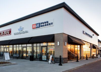 Newmarket retail store exterior photos by Frank Myrland Photography