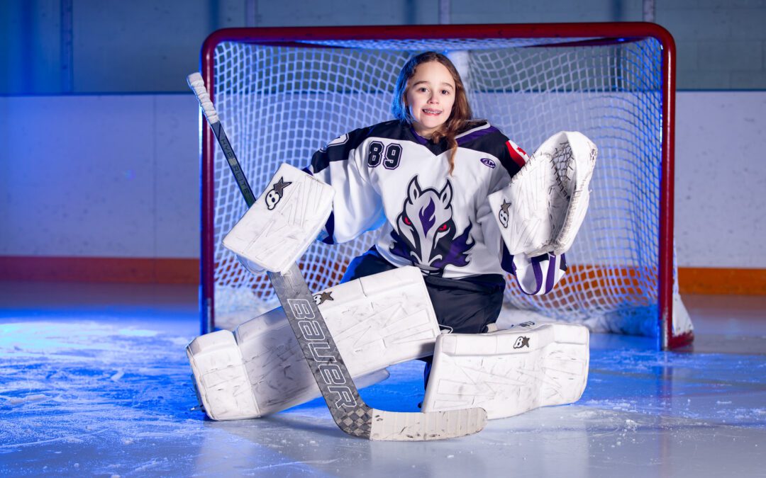 Hockey Goalie Portrait Photography