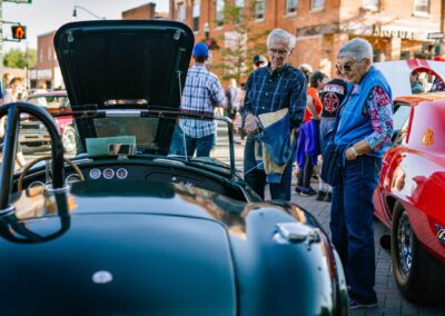 A classic car at the Blues Cruise for the 2024 Orangeville Blues and Jazz Festival - Photos by Frank Myrland Photography
