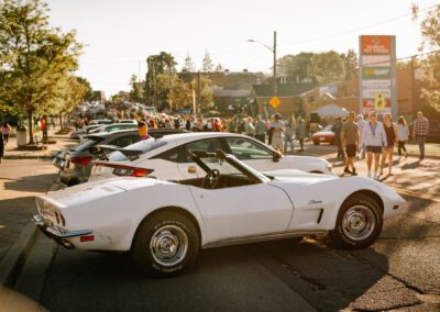 A classic car at the Blues Cruise for the 2024 Orangeville Blues and Jazz Festival - Photos by Frank Myrland Photography