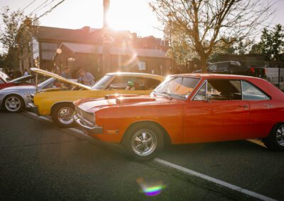 A classic car at the Blues Cruise for the 2024 Orangeville Blues and Jazz Festival - Photos by Frank Myrland Photography