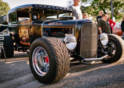 A classic car at the Blues Cruise for the 2024 Orangeville Blues and Jazz Festival - Photos by Frank Myrland Photography