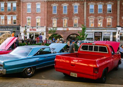 A classic car at the Blues Cruise for the 2024 Orangeville Blues and Jazz Festival - Photos by Frank Myrland Photography