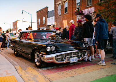 A classic car at the Blues Cruise for the 2024 Orangeville Blues and Jazz Festival - Photos by Frank Myrland Photography