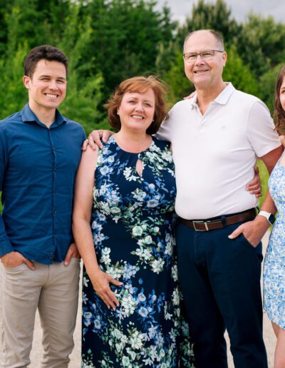 Orangeville family portrait photoshoot at Island Lake Conservation Area by Frank Myrland Photography