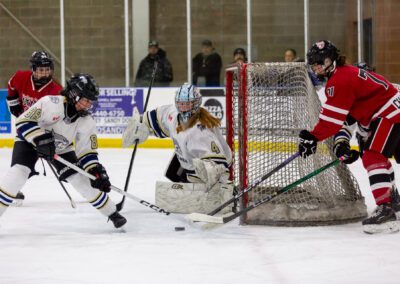 Rep League Youth Girls Hockey Action Photography in Alliston and Markham/Stouffville