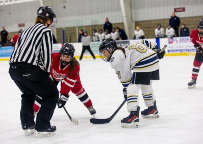 Rep League Youth Girls Hockey Action Photography in Alliston and Markham/Stouffville
