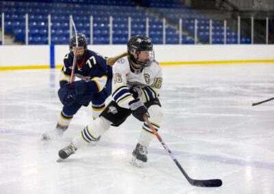 Alliston youth hockey game action photography by Frank Myrland