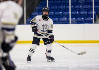 Alliston youth hockey game action photography by Frank Myrland