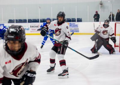 Caledon youth hockey league game action photography by Frank Myrland
