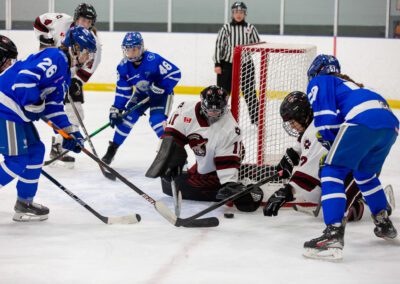 Caledon youth hockey league game action photography by Frank Myrland