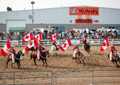 Action and sports photography at the 2025 Headwaters Ram Rodeo at Orangeville Fairgrounds by Frank Myrland Photography