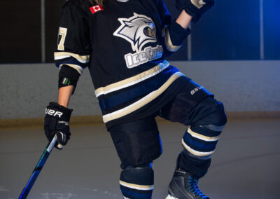 Girls U18A Hockey Media Day Photos with the New Tecumseth IceCats in Alliston, Ontario by Frank Myrland Photography