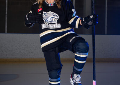 Girls U18A Hockey Media Day Photos with the New Tecumseth IceCats in Alliston, Ontario by Frank Myrland Photography
