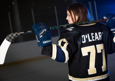Girls U18A Hockey Media Day Photos with the New Tecumseth IceCats in Alliston, Ontario by Frank Myrland Photography